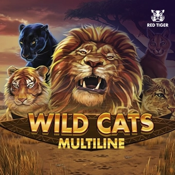 Redtiger : Wild Cats Multiline - ADAGAMING168