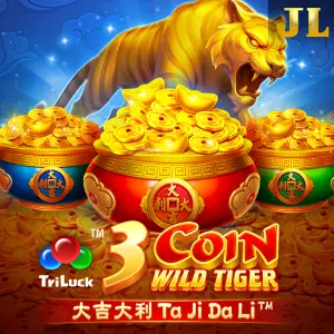 Jili : 3 Coin Wild Tiger - ADAGAMING168